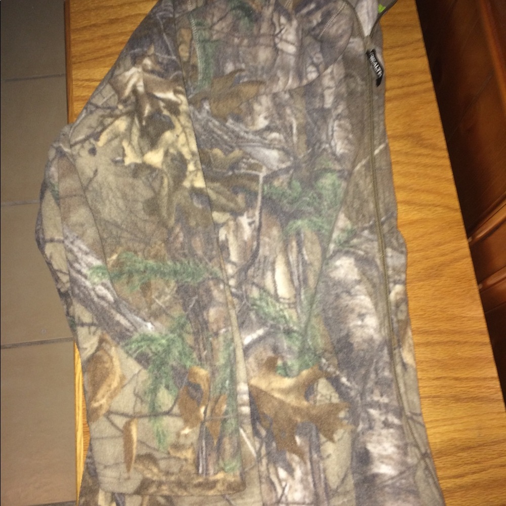 Camo fleece jacket